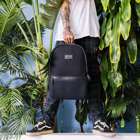 Matrix Logic Black Mesh Backpack