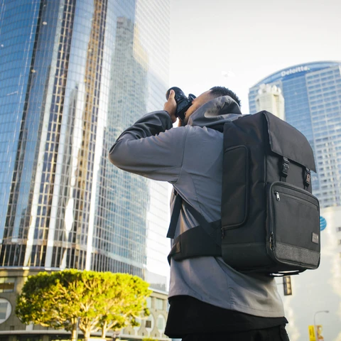 Black Cinema Backpack