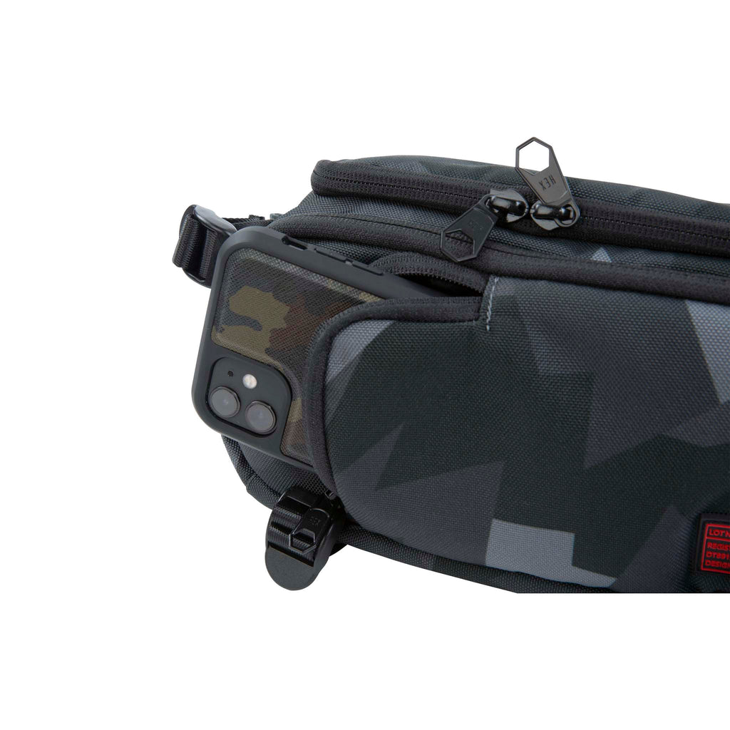 Ranger Gray Camo DSLR Mini Sling, Gray Camo, phone storage compartment